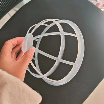 Washing Machine Hat Protector & Laundry Bag - Small Clothes Wash Bag, Anti-Deformation Mesh Organizer with Zipper