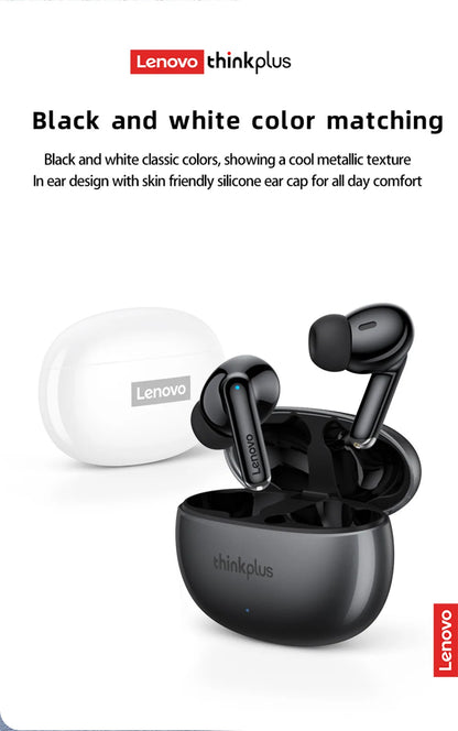 Lenovo XT88 TWS Wireless Earphones – Bluetooth 5.3, Dual MIC, Stereo Bass HIFI, Noise-Reducing Touch Control Earbuds