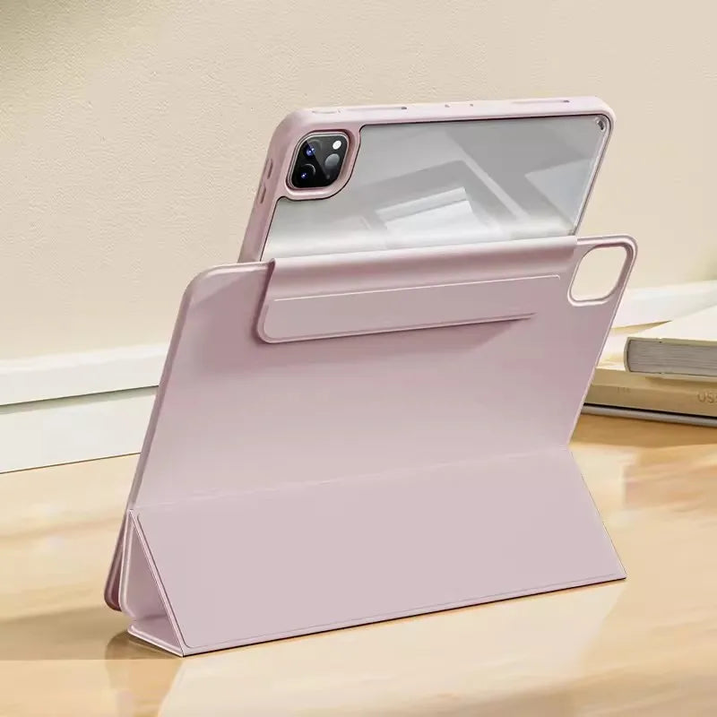 Magnetic Detachable Case for iPad Pro 11, iPad Air 2024-2025, M4 Pro 13, M2, 12.9 & Air 5th/4th - Protective Funda Cover