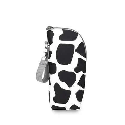 Baby Bottle Bag & Warmer – Aluminum Insulated Stroller Hanging Bag for Baby Feeding, Cups & Drinks Storage