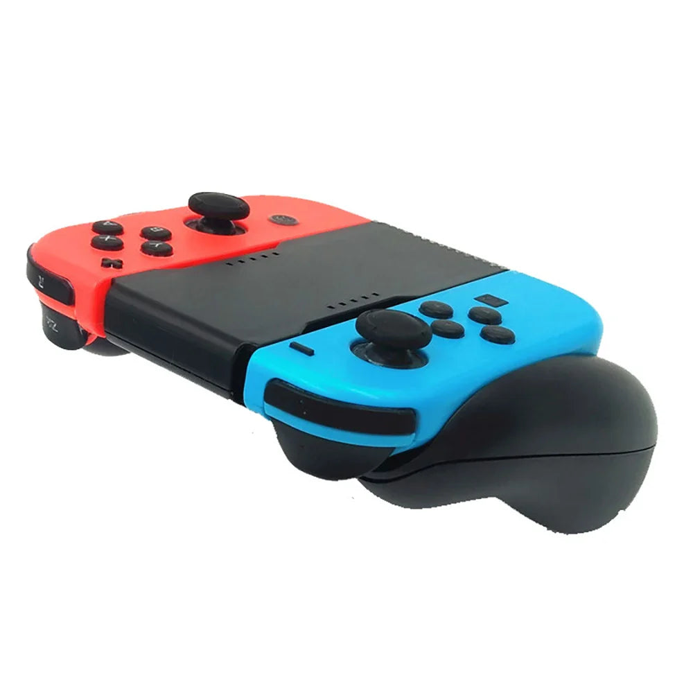 Gaming Grip Handle Controller: Comfort Grip Handle Bracket Support Holder for Nintendo Switch Joy-Con - Plastic Handle Bracket