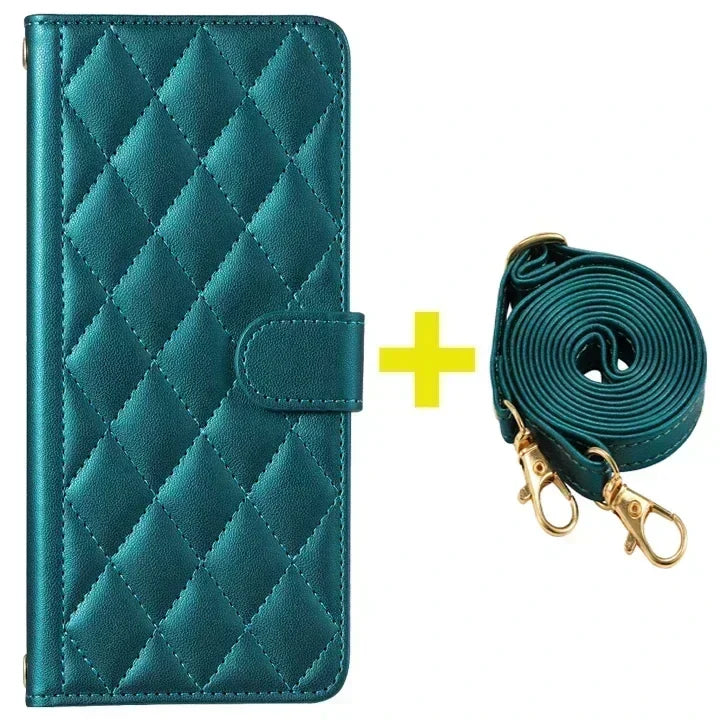 Xiaomi Redmi Note 11 Series Leather Flip Case – Crossbody Wallet Cover for Note 11 Pro 5G/11S/11E/10S/10T/9S/8 Pro