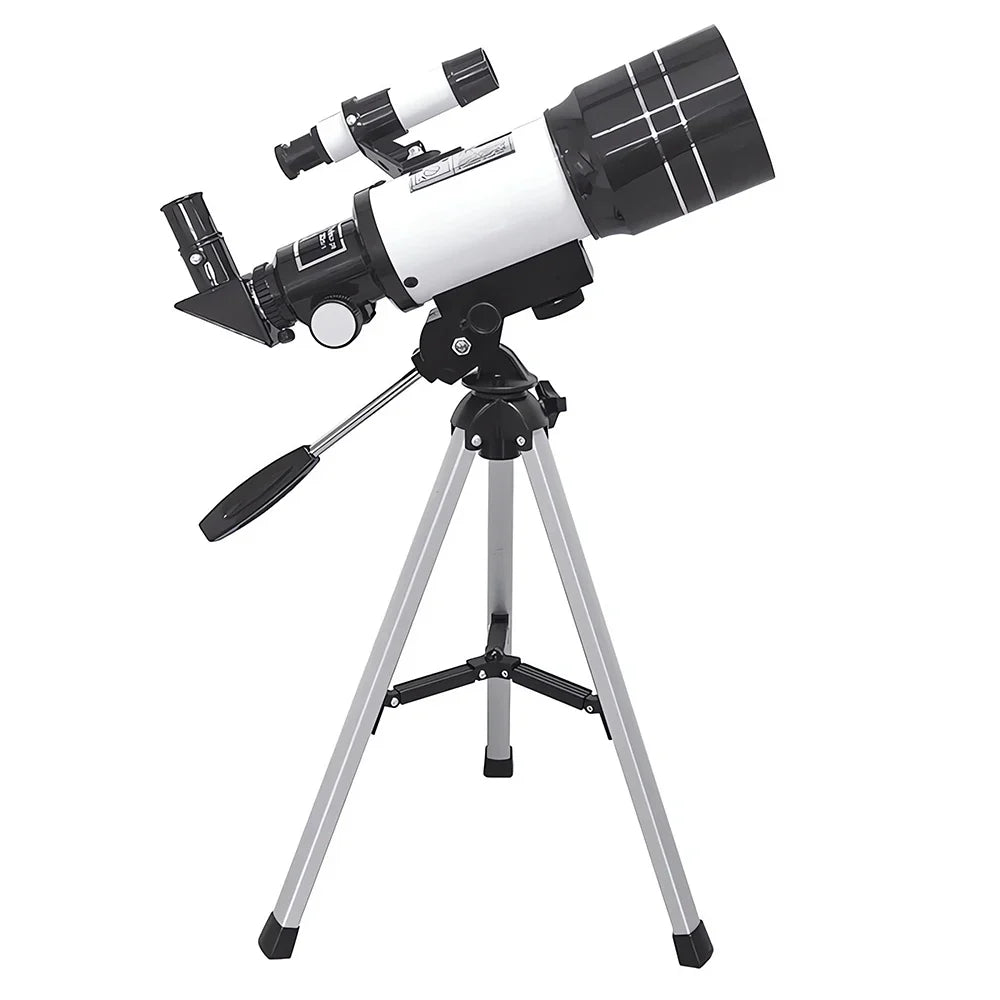 150X Astronomical Telescope – 70mm Refractor Portable Travel Scope with Phone Adapter & Wireless Remote