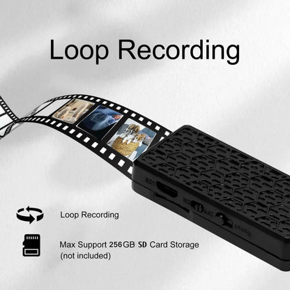 HD WiFi Mini Camera DIY Module — Home & Office Security Nanny Cam with Motion Detection, Alarm, Remote Viewing via App