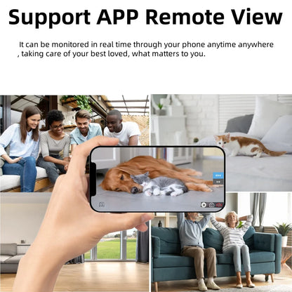 HD WiFi Mini Camera DIY Module — Home & Office Security Nanny Cam with Motion Detection, Alarm, Remote Viewing via App