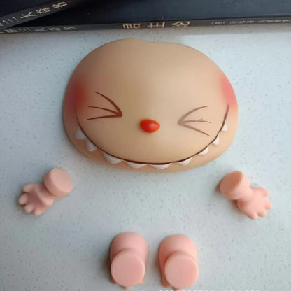 Hot Sell Labubu Plush Doll Accessories – PVC Face Changing Parts, Hands & Feet Replacement DIY Gifts