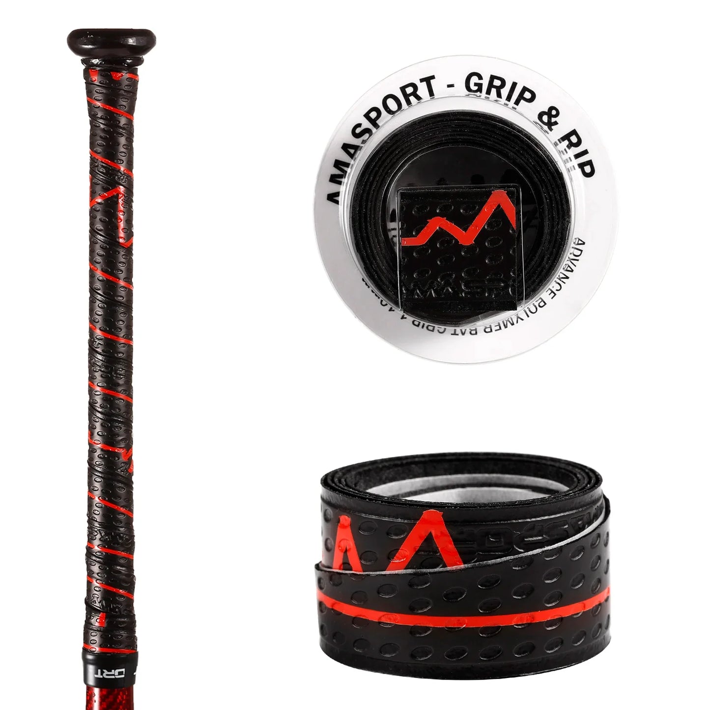AMASPORT Baseball Bat Grip Tape – Anti-Slip Sweatband for Softball, 5/10/20pcs Sports Accessories