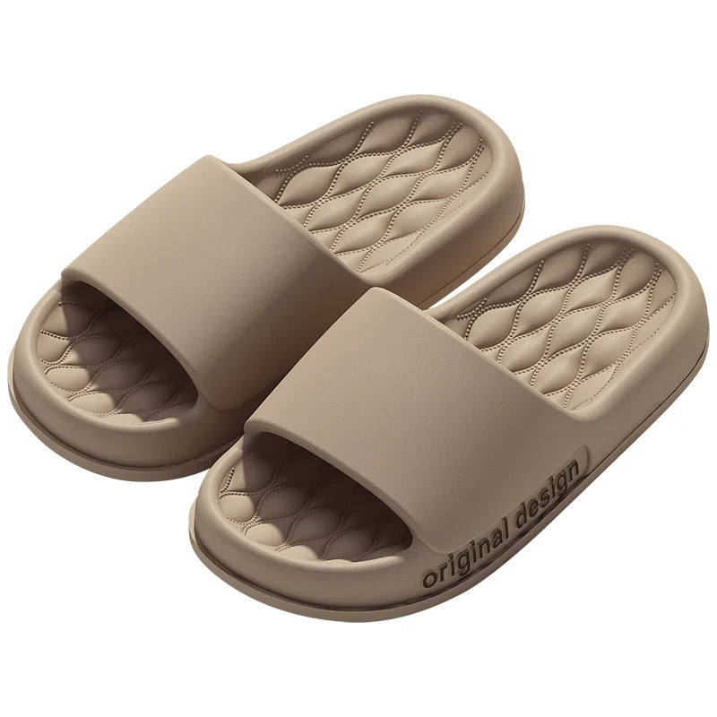 Men’s Summer Cloud Slippers – Soft Non-Slip Sole Sandals for Home, Beach, Indoor & Outdoor Casual Wear