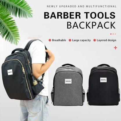 Multifunctional Barber Backpack – Large Capacity Hairdressing Tool Storage Bag, Makeup & Travel Rucksack