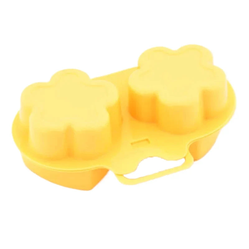 Microwave Egg Steamer Mold – Flower & Heart Shape Cooker for Easy Breakfast Eggs