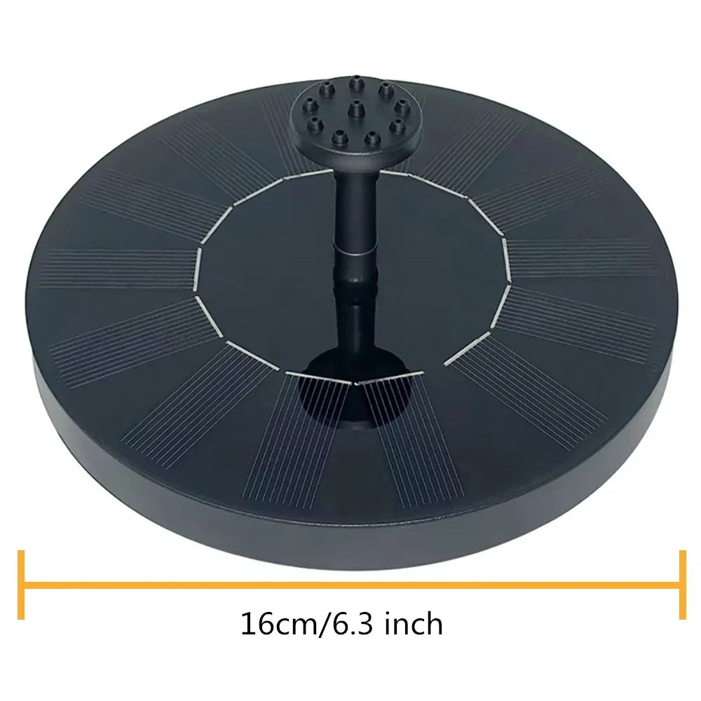Mini Solar Powered Water Fountain – Floating Garden & Pond Waterfall Pump for Bird Bath, Outdoor Decorative Water Feature