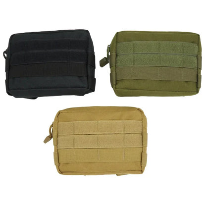 Molle Utility EDC Waist Bag - Tactical Pouch for Medical First Aid, Belt Pouch, Outdoor Sports and Hunting