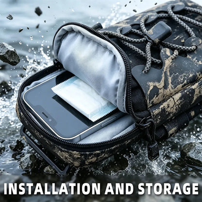 Universal Motorcycle Battery Cover Frame Bag - Front Storage Bag for Surron, E-Bikes & Electric Motorcycles