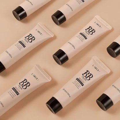 6-Color BB Cream Concealer – 30ml Natural Face Primer & Coverage Foundation