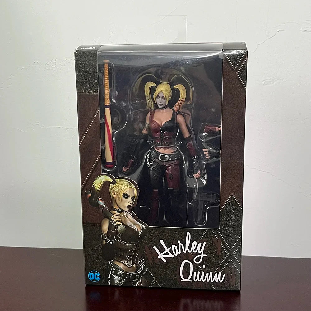 Neca Batman Joker Mafex Superman Harley Quinn Action Figures – Classic Cartoon Collectible Birthday Toys