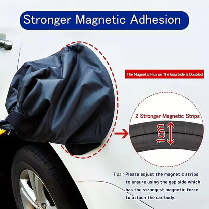 Magnetic EV Charger Port Cover – Weatherproof, UV, Snow & Heat Resistant Protective Cap for Electric Vehicle Charging Ports