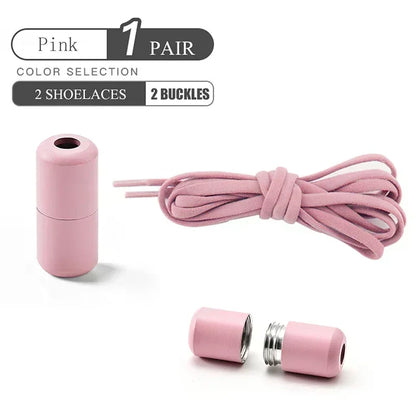 Elastic No-Tie Shoelaces - Quick Slip-On Stretch Shoe Laces for Kids & Adults