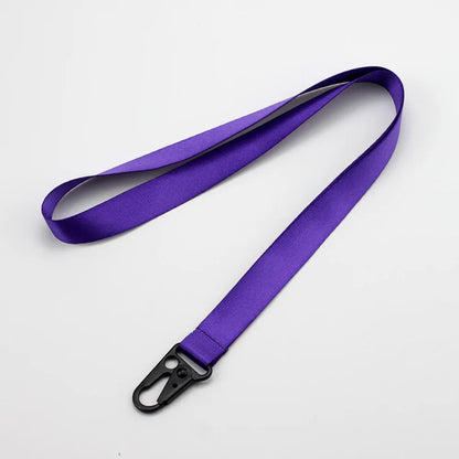 Neckband Nylon Keychain with Heavy Metal Hook – Anti-Loss Lanyard for Keys, Mobile Phone, Camera, Outdoor Safety Rope