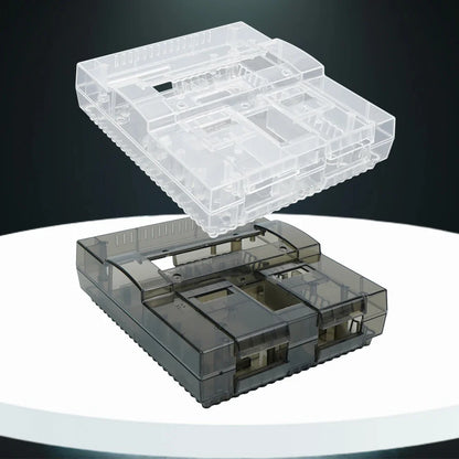 SNES Transparent Replacement Shell Case — Super NES Console Accessory
