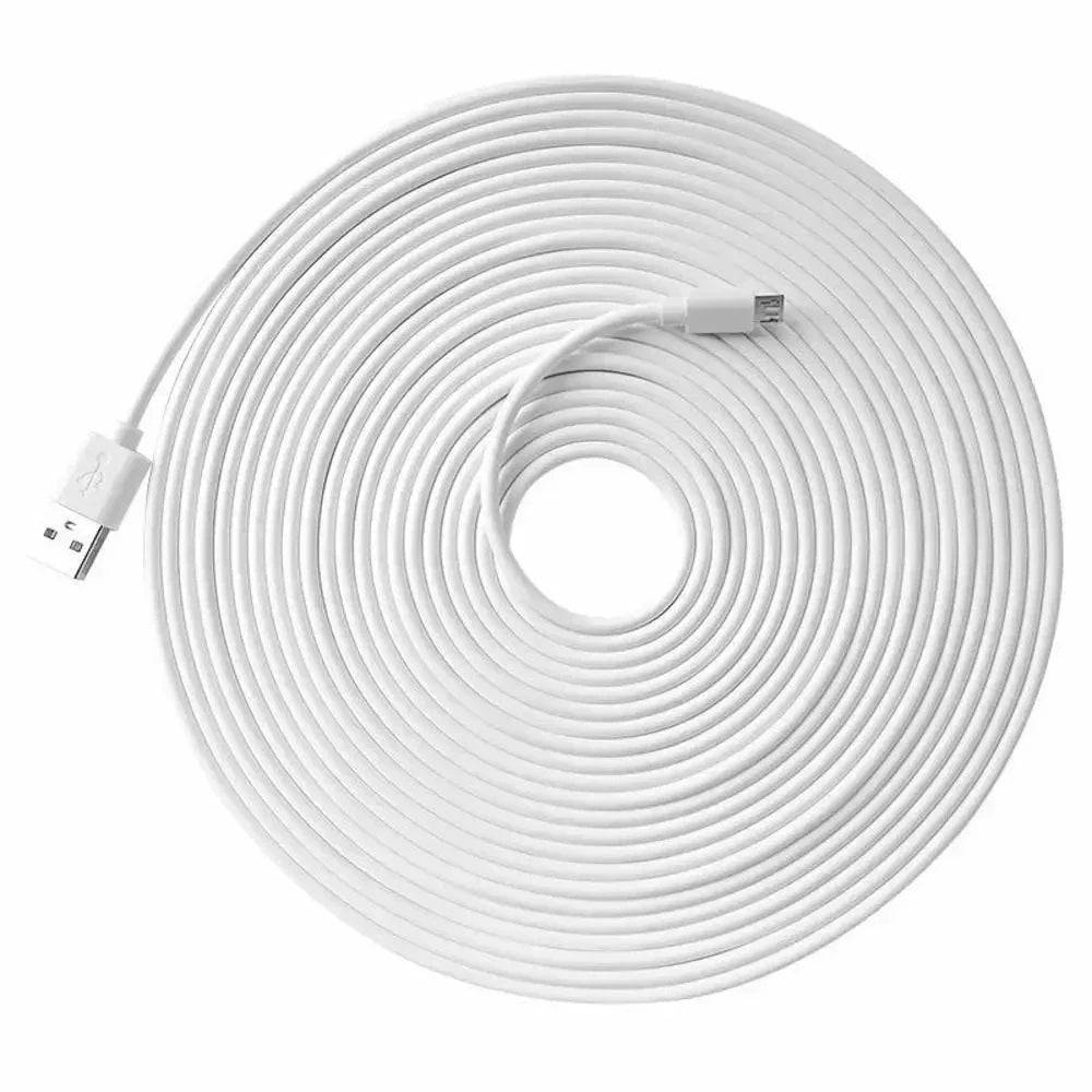 Ultra Long Micro USB Charging Cable 1m/5m/8m/10m – Extended Power Cord for Xiaomi, Mijia, IP Camera & Android Devices Charging Wire