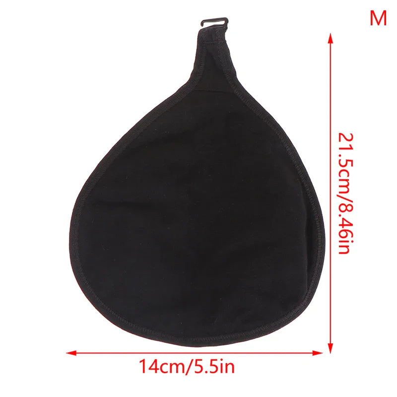 Women Silicone Breast Forms Cover with Cotton Pocket – Mastectomy Prosthesis Protective Triangle Inserts
