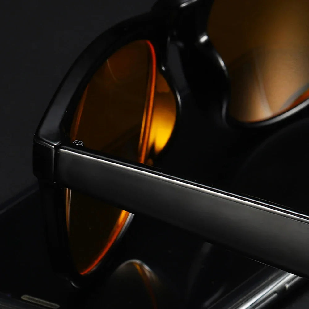 VIVIBEE Blue Light Blocking Glasses – Night Vision Square Computer Eyewear for Men & Women