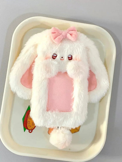 Cute Plush Photocard Holder – Cartoon ID & Credit Card Protector Wallet Case for Collectible Cards and Band Cards