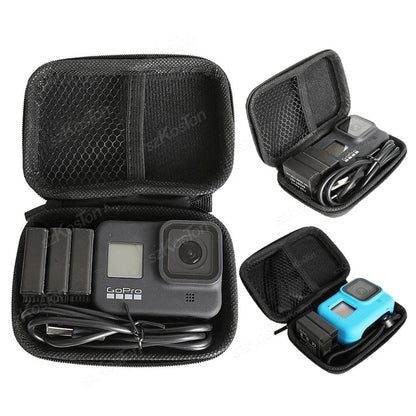 Mini Storage Bag Case for GoPro Hero 13–6 — Compact Carry Case for SJCAM, AKASO, DJI Osmo, Action 5 Pro & Camera Accessories