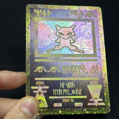 PTCG Mew Classic Egypt Card – Single Foil Trading Card, Game Collection, Proxy Toy & Gift