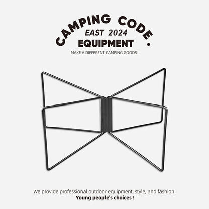 1/2PCS Aluminum Alloy Camping Folding Cooler Box Stand - Ice Box Shelf and Container Holder for Outdoor Camping Supplies