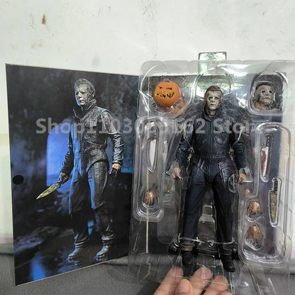NECA Halloween II Michael Myers Action Figure – Pumpkin Kill Horror Collectible Toy
