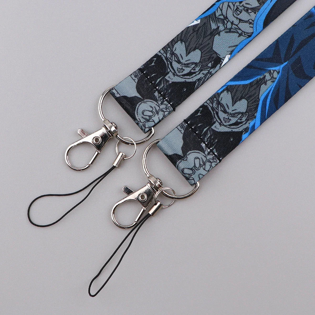 Anime Character Strap Lanyard – Keychain, ID Card Badge Holder, DIY Keyring Accessories for Cosplay Gifts