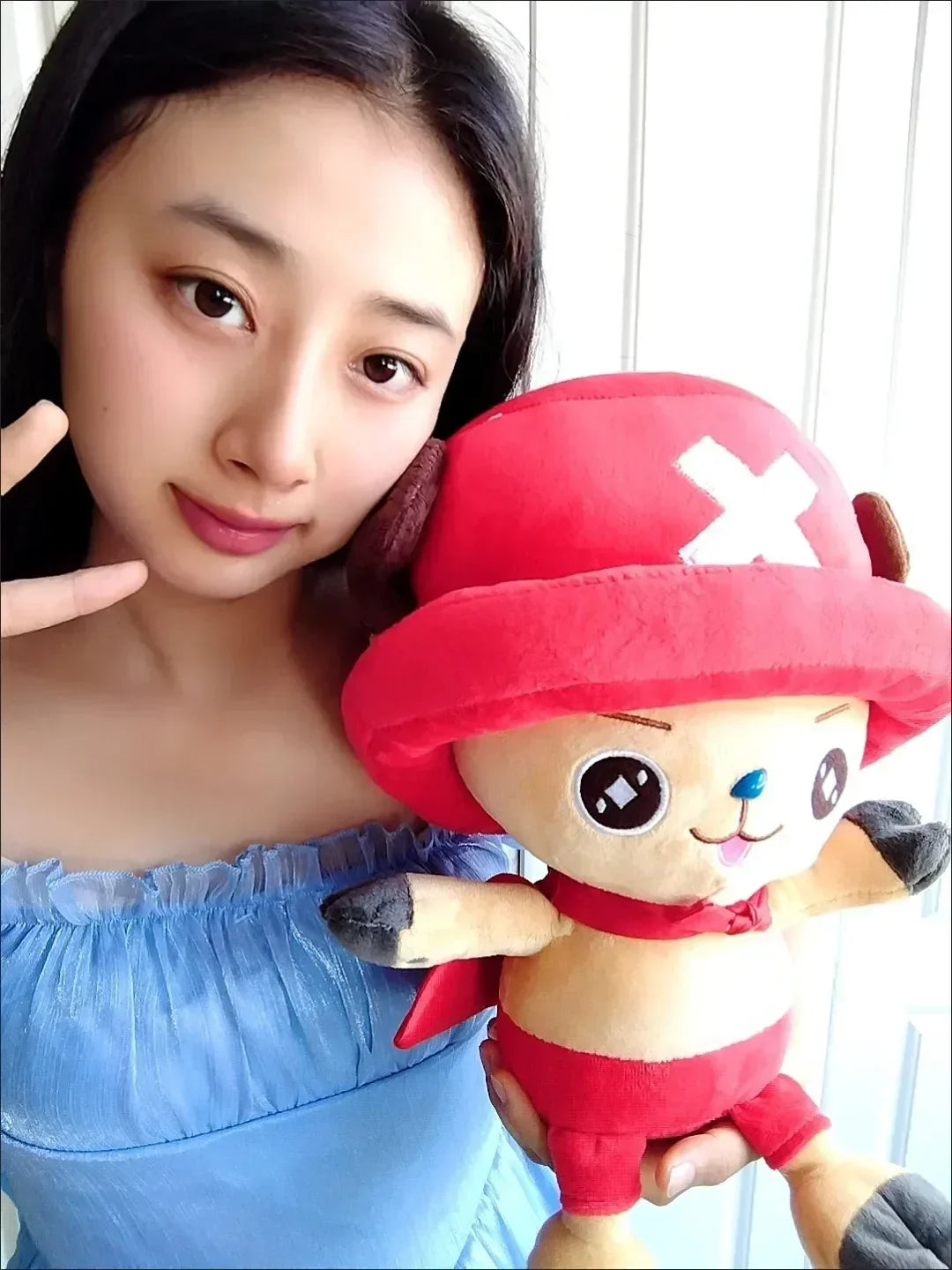 35-70cm One Piece Tony Tony Chopper Plush Doll – Soft Anime Figure, Bedroom Decoration, Sleeping Pillow & Kids Xmas Gift Toy