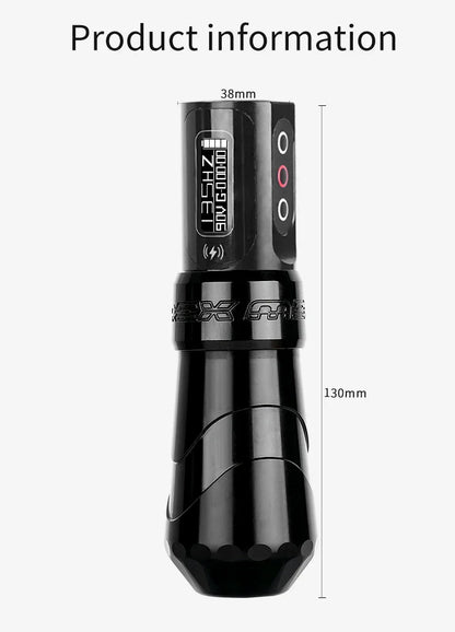 YILONG MAX Tattoo Machine Cartridge Pen – 2400mAh Coreless Motor Lithium Battery Pen Kit for Tattoo Artists