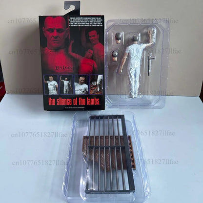 NECA Hannibal Lecter Action Figure – Silence of the Lambs Jailbreak Movable Collectible Toy