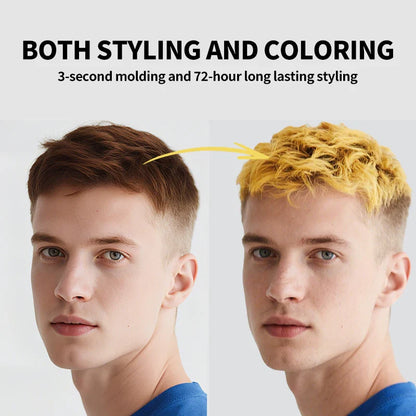 13-Color Halloween Hair Wax – 50g/120g DIY Temporary Hair Dye Cream for Party, Cosplay, Men & Women