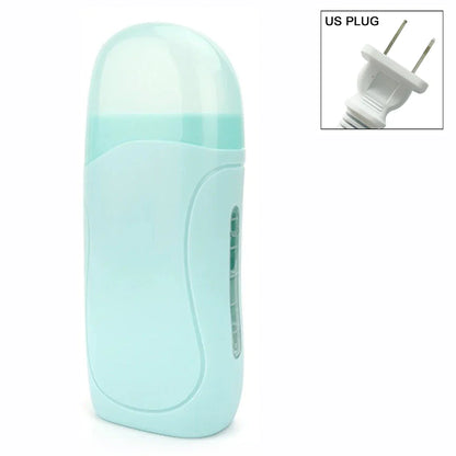 Unisex Hot Roll-On Wax Hair Removal Kit with Depilatory Cream, Wax Heater & Cartridge Warmer – Professional Waxing Set