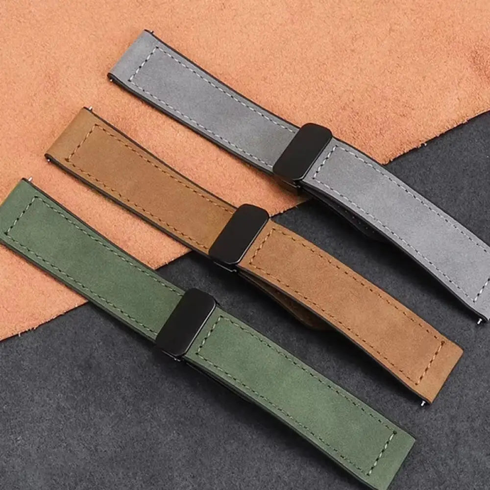 Leather Silicone Magnetic Strap for CMF Watch Pro 2/3 — Wristband Bracelet Correa Belt for Nothing Watch Pro 2/3