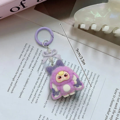 Kawaii Plush Keychain – Cute Aesthetic Bag Charm for Women, Wedding & Party Gifts