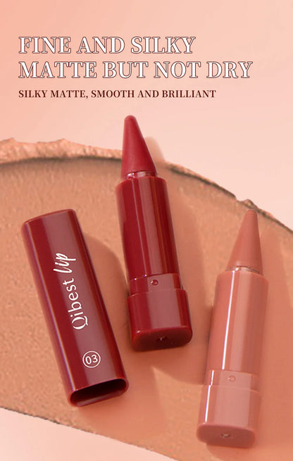 Twist-Up Lip Liner & Lipstick Pen – Multipurpose Velvet Matte Waterproof Lip Contour & Powder Blusher Rouge Makeup