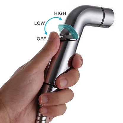Adjustable Flow Toilet Bidet Sprayer – Handheld Health Faucet & Shower Head for Bathroom Accessories