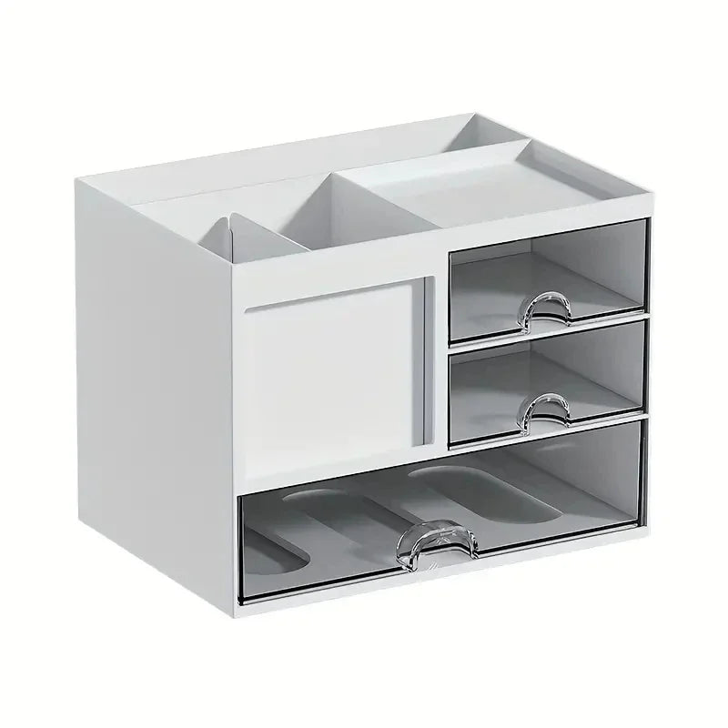 Desktop Drawer Storage Organizer - Multi-Compartment Desk Organizer for Pens, Stationery & Office Accessories