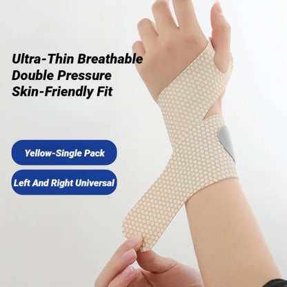 Adjustable Ultra-Thin Wrist Strap — Breathable Support for Sprains, Pain Relief, Gym Exercise, Arthritis & Carpal Tunnel