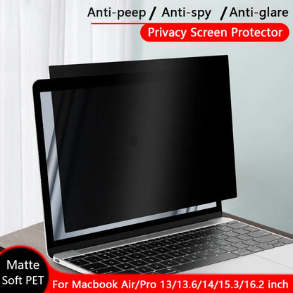 Laptop Privacy Screen Protector for MacBook — Anti-Spy, Anti-Glare Filter for Air 13/13.6/15" & Pro 14/16" (M1 & M2)