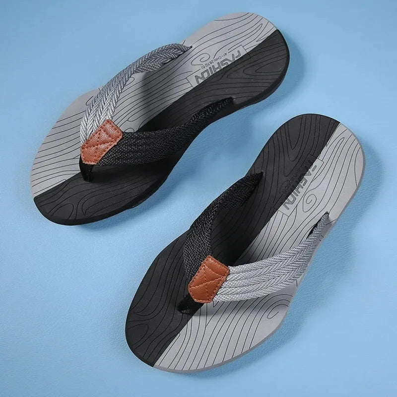 Men’s Summer Flip Flops – Comfortable Non-Slip Casual Slides & Beach Sandals