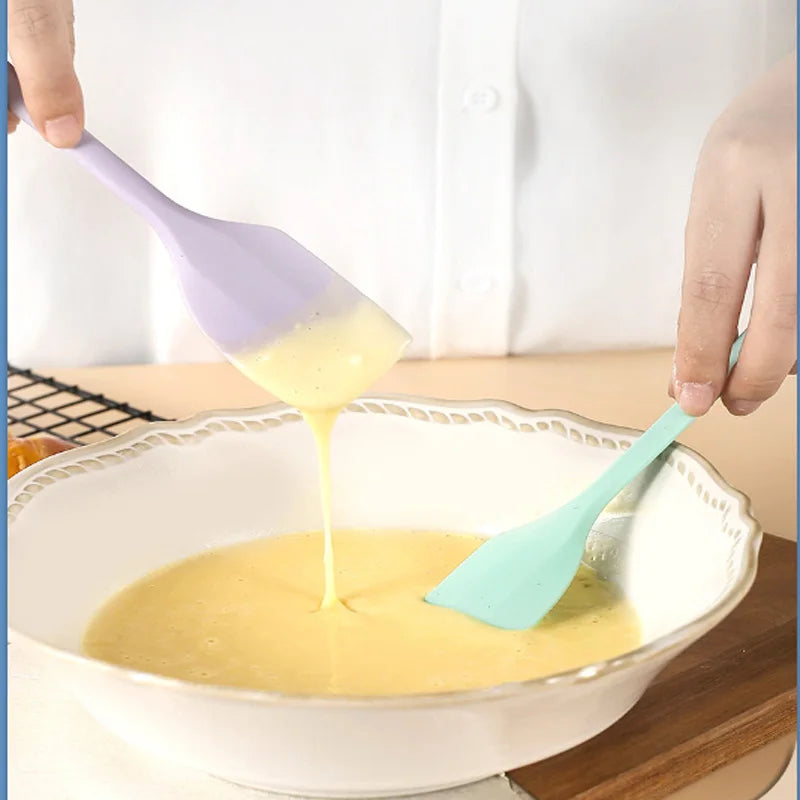 Silicone Cream & Butter Spatula – Heat Resistant Non-Stick Kitchen Baking Tool for DIY Cake Decorating and Mixing