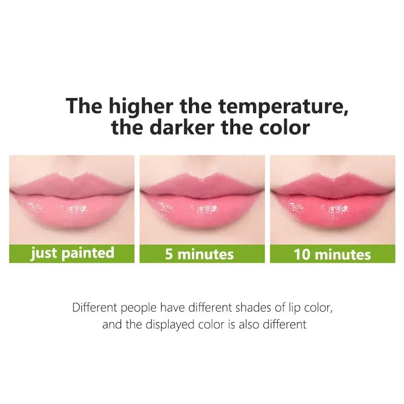 Spring Aloe Vera Moisturizing Lipstick – Long-Lasting Nourishing Temperature-Change Lip Balm & Gloss