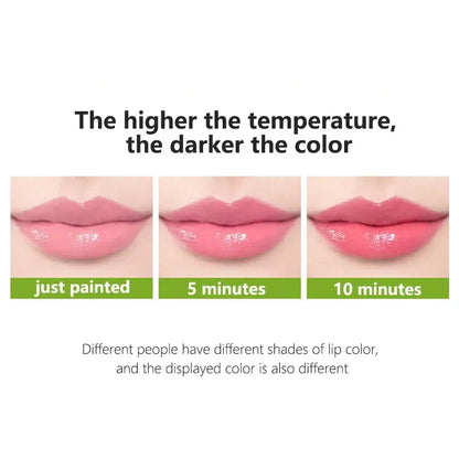 Spring Aloe Vera Moisturizing Lipstick – Long-Lasting Nourishing Temperature-Change Lip Balm & Gloss