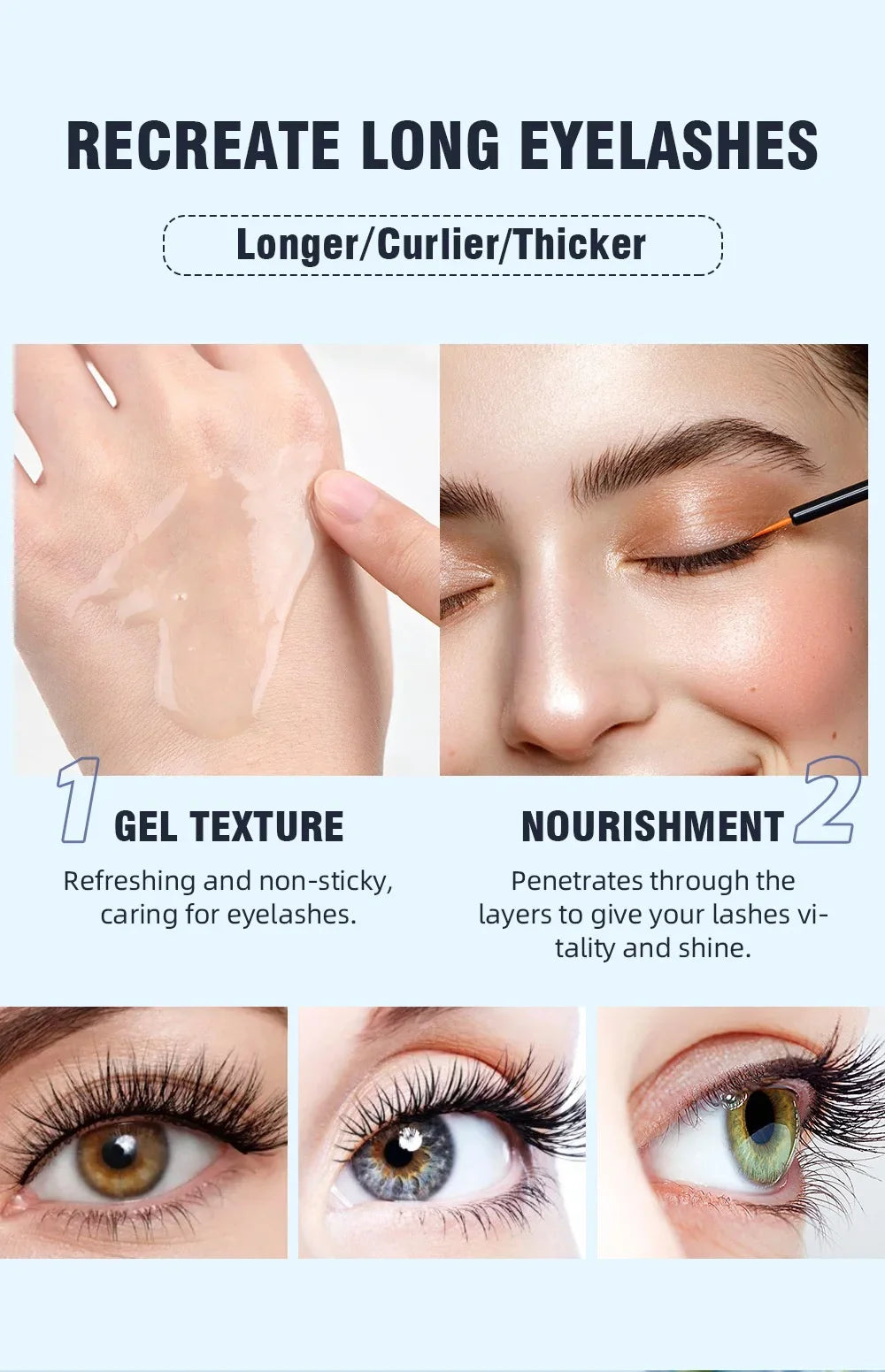 Eyebrow & Eyelash Growth Serum – Fast-Growing, Hair Loss Prevention Treatment for Fuller, Thicker Lashes and Brows