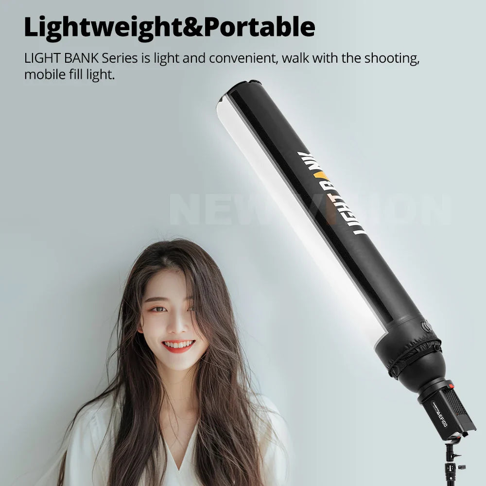 Flynoodle Air Tube Inflatable Softbox - Video Light Diffuser for Aputure, Nanlite, Godox, ZHIYUN & COLBOR